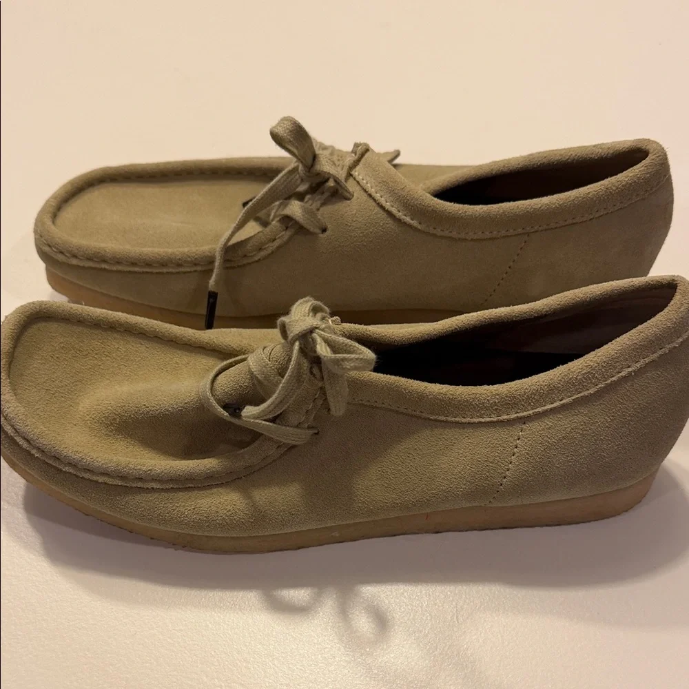Clark’s Originals Wallabee Suede Moccasin Shoes Sz 11. NWOB. Box31